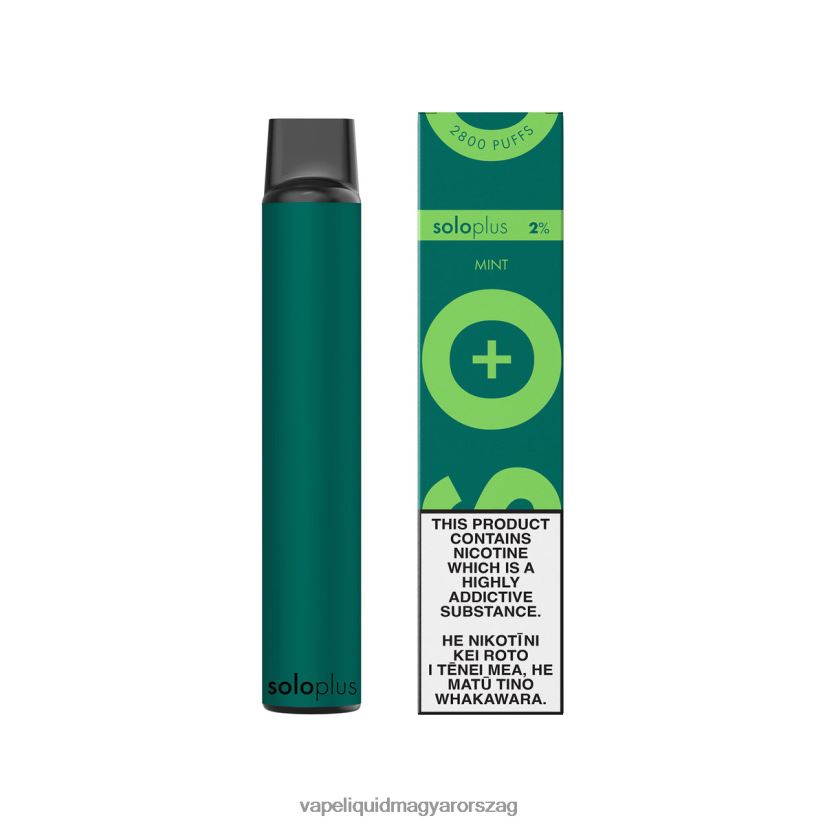 Solo Plus eldobható vape menta 84B08833 - Vape Liquid