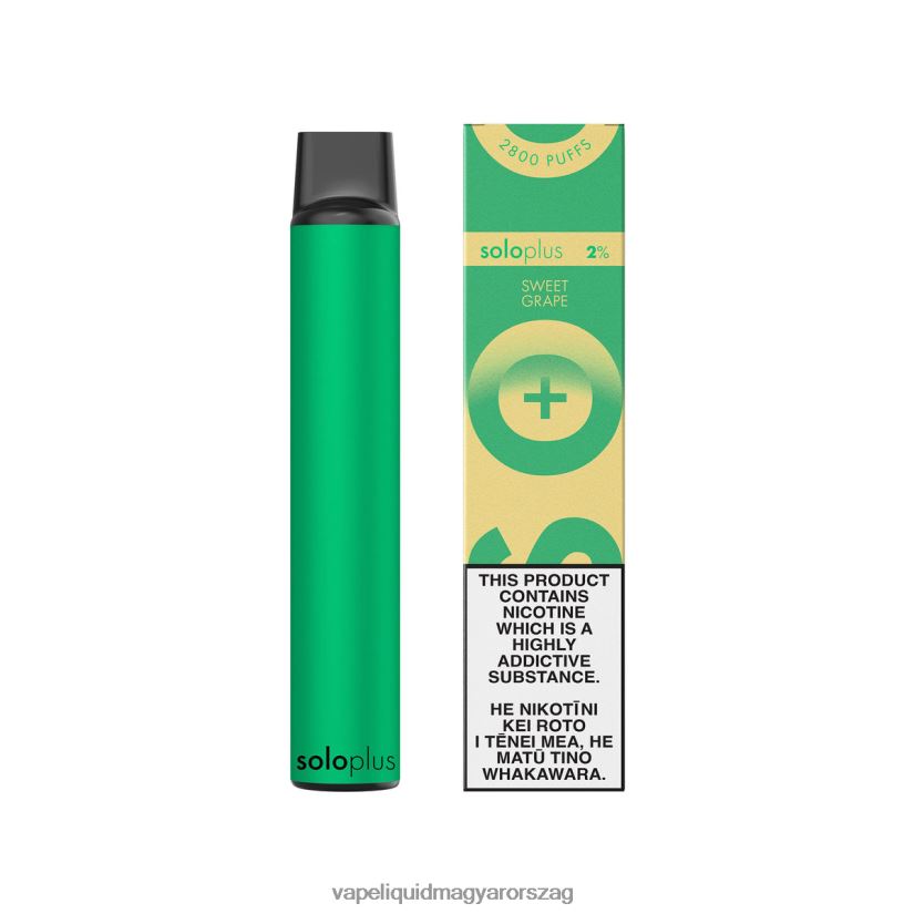 Solo Plus eldobható vape paradise kollekció édes szőlő 84B08840 - E-Liquid Utántöltő Folyadék