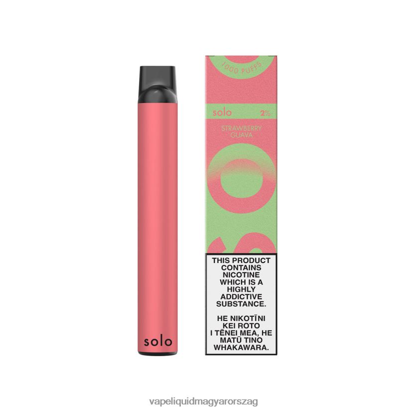 Solo eldobható vape paradise kollekció eper guava 84B08821 - Vape Magyarország