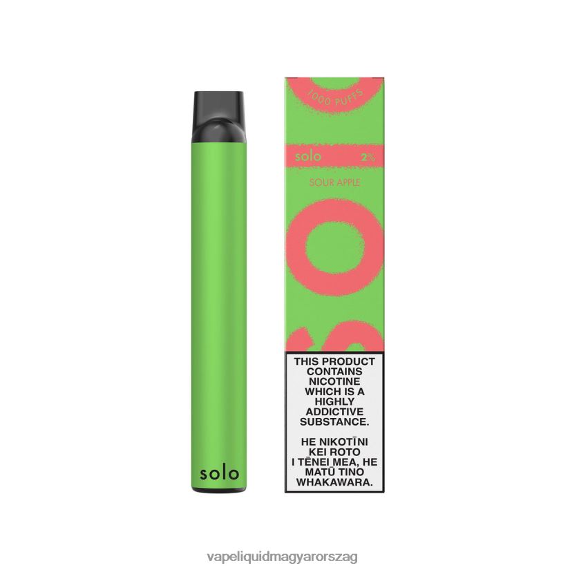 Solo eldobható vape savanyú alma 84B0885 - E-Liquid Utántöltő Folyadék