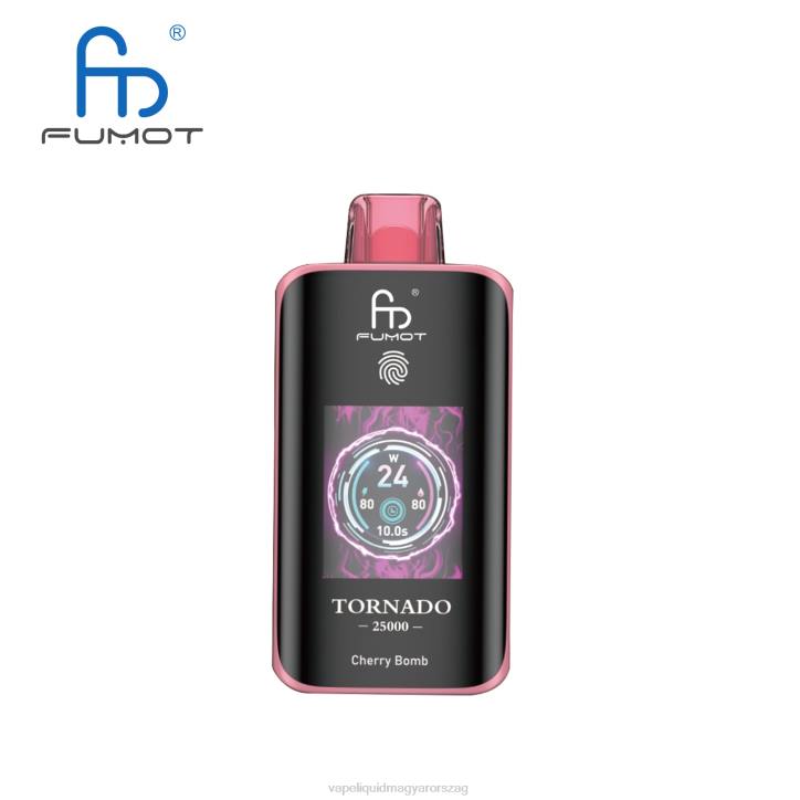 Fumot Tornado 25000 eldobható vape cseresznyebomba JJ484 Vape Pen