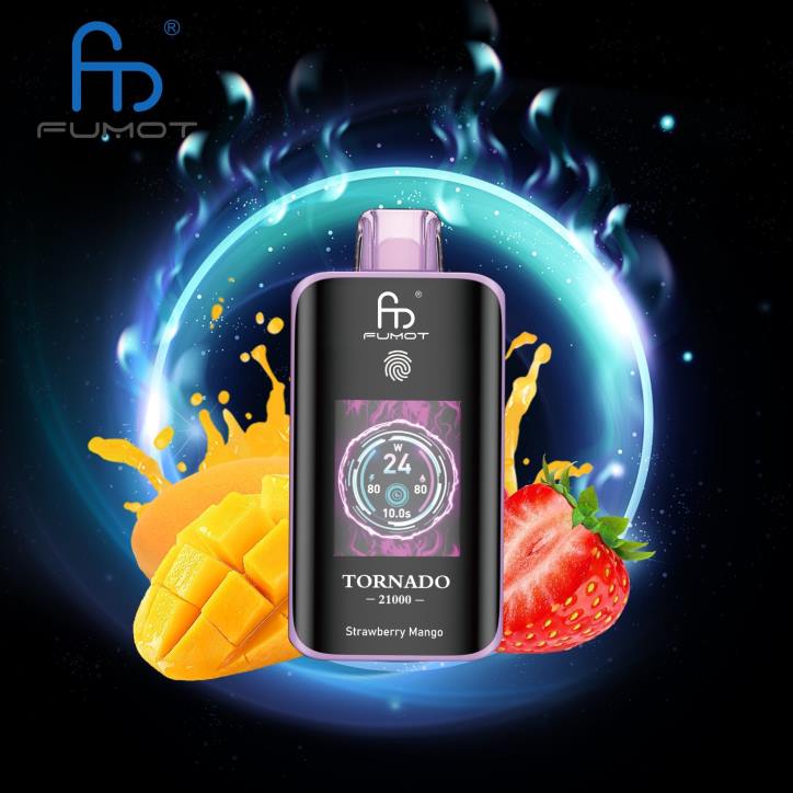 Fumot Tornado 25000 eldobható vape epres mangó JJ4811 Vape Magyarország