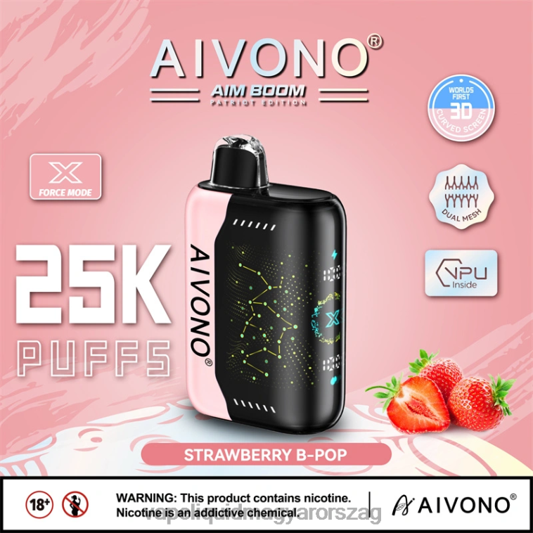 Aivono AIM BOOM 25000 epres b-pop 8H800352 - Vape E Cigi