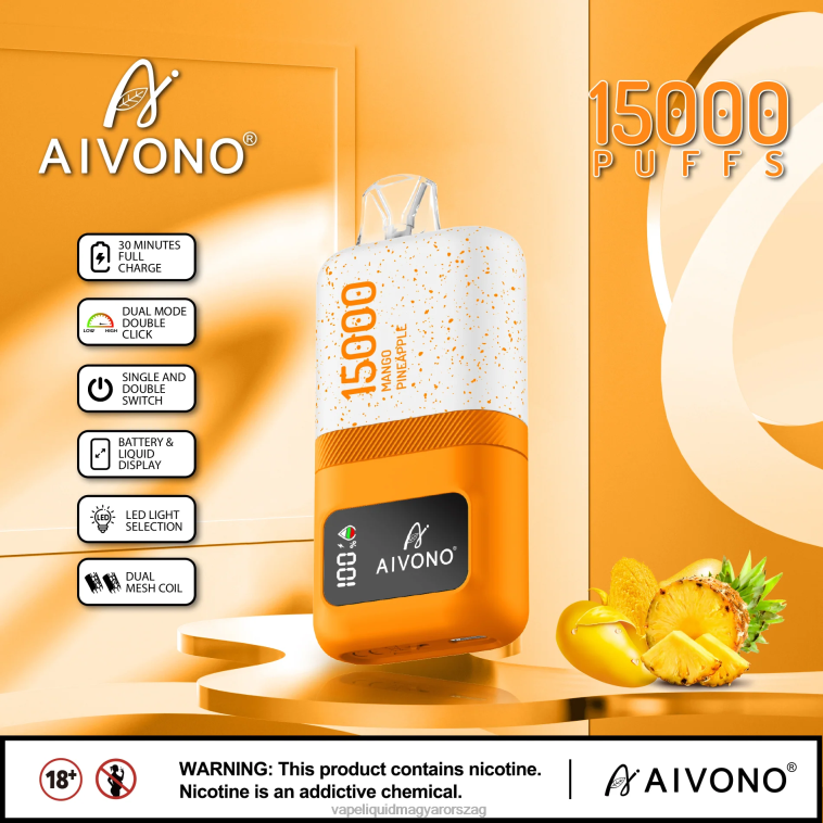 Aivono AIM magic 15000 mangó ananász 8H80069 - Vape Pen