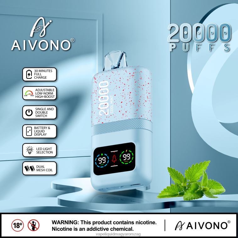 Aivono AIM magic 20000 hűvös menta 8H80084 - Vape Pen