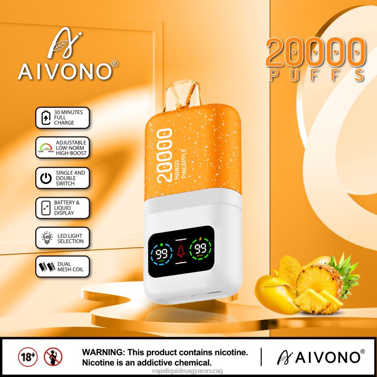Aivono AIM magic 20000 mangó ananász 8H80077 - Vape E Cigi