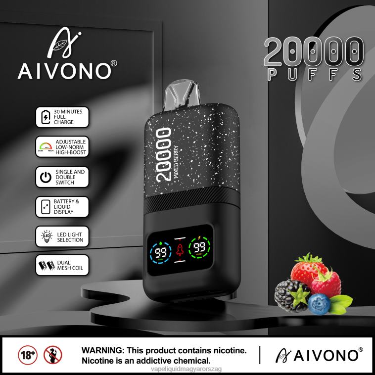 Aivono AIM magic 20000 vegyes bogyó 8H80078 - Vape Liquid