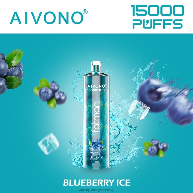 Aivono FATMAN 15000 áfonyás jég 8H80014 - Vape Pen
