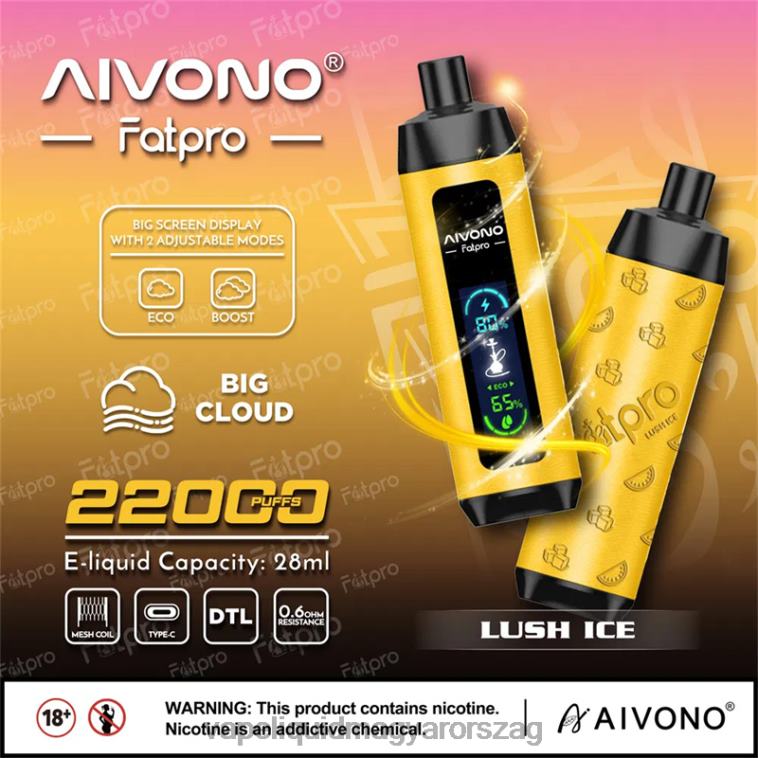 Aivono Fatpro 22000 buja jég 8H8003 - Vape Liquid