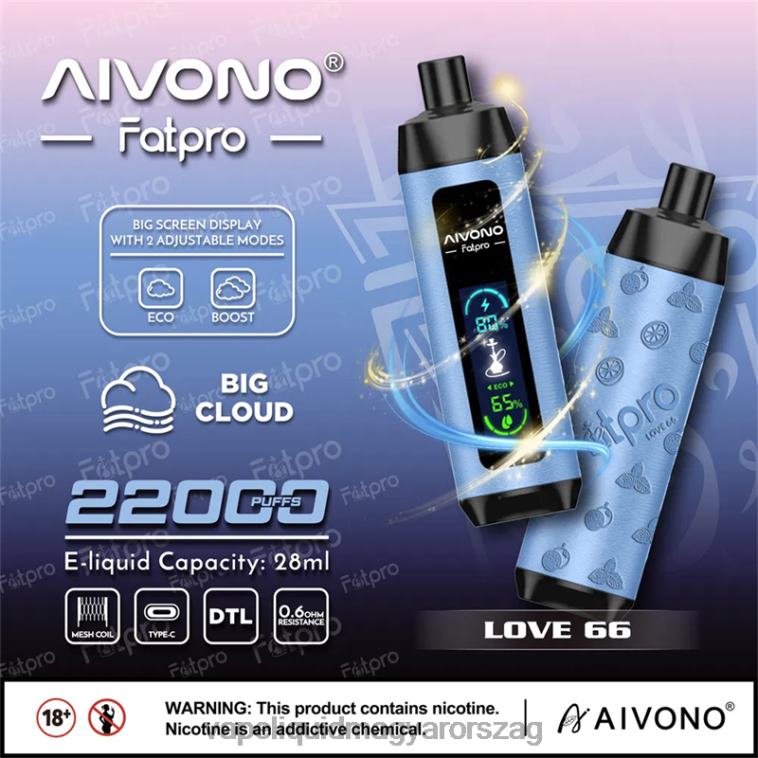 Aivono Fatpro 22000 szerelem 66 8H8006 - Vape Magyarország
