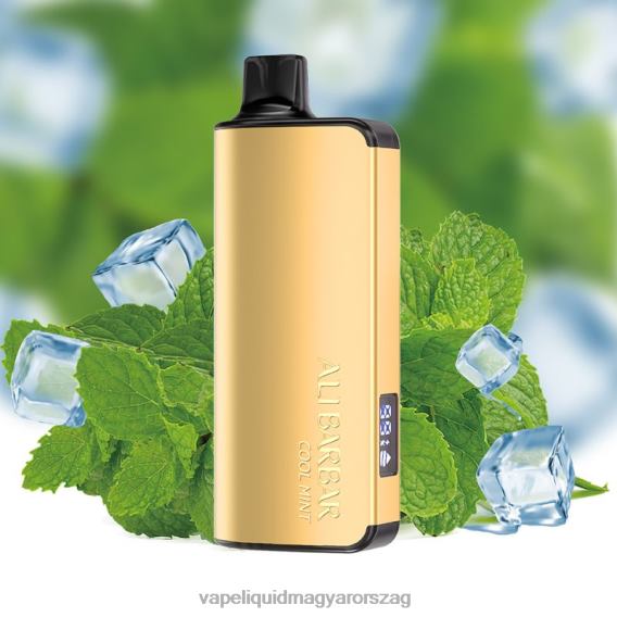 Alibarbar Ingot 20000 eldobható vape hűvös menta L268B35 - E-Liquid Utántöltő Folyadék
