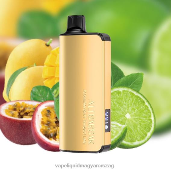 Alibarbar Ingot 20000 eldobható vape passionfruit mangó lime L268B39 - Vape Pen