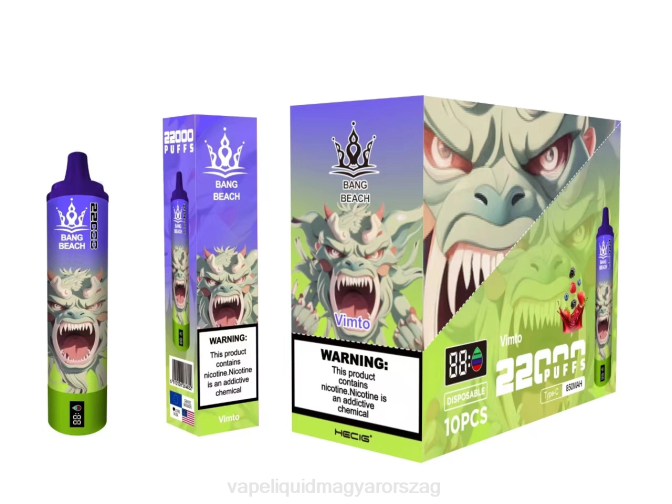 Bang Beach 22000 puff okosképernyő vimto 8LNP18 - Vape Liquid