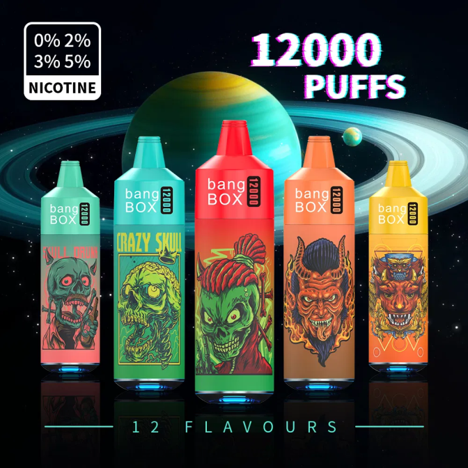 Bang Box 12000 puff rgb lámpa eldobható 8LNP37 - Vape E Cigi