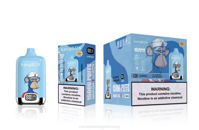 Bang Box 15000 fújás áfonyás eper 8LNP38 - Vape Liquid