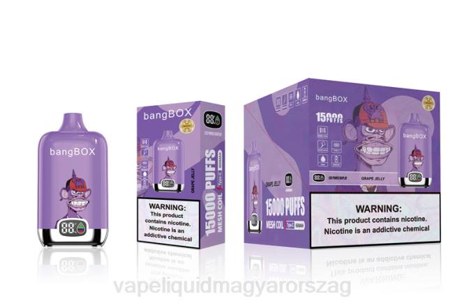 Bang Box 15000 fújás szőlő zselé 8LNP49 - Vape Pen