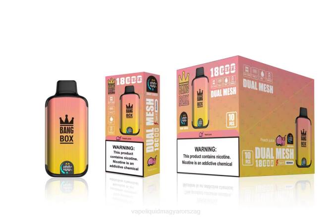Bang Box 18000 fújás baracklé 8LNP91 - Vape Magyarország