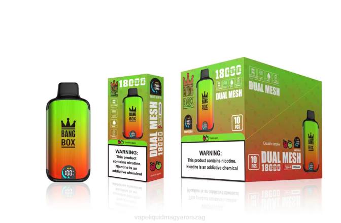 Bang Box 18000 fújás dupla alma 8LNP93 - Vape Liquid