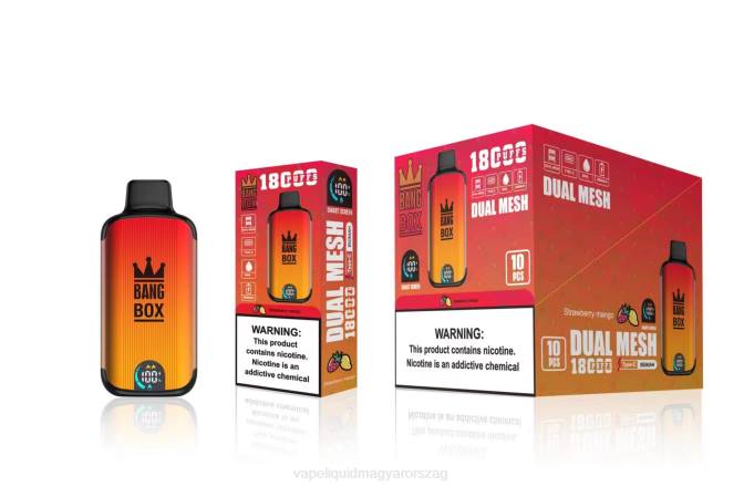 Bang Box 18000 fújás epres mangó 8LNP99 - Vape Pen