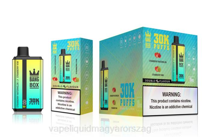 Bang Box 30000 felfújás kettős ízben epres görögdinnye és epres kivi 8LNP64 - Vape Pen
