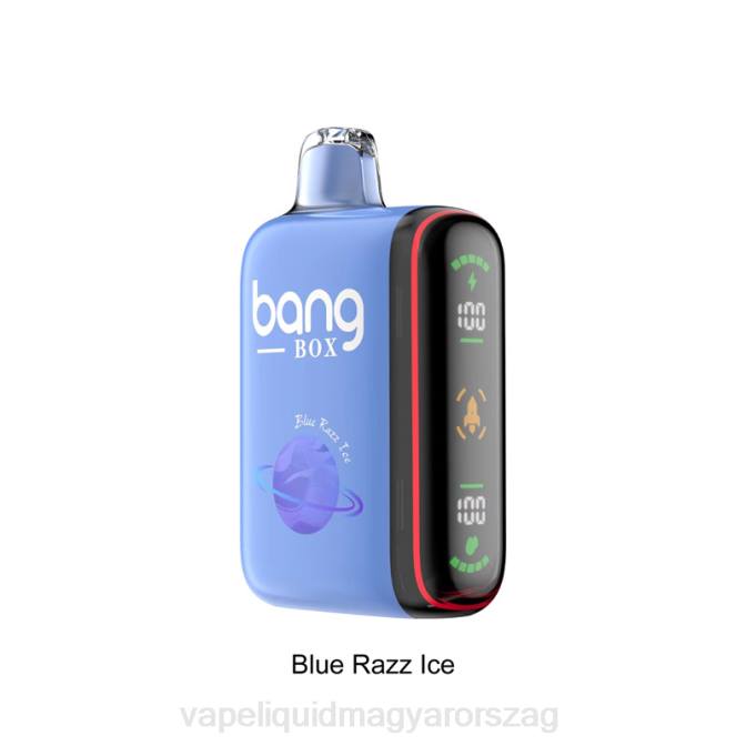 Bang Box 9000-18000 puffadásos intelligens teljesítmény kijelző kék razz jég 8LNP26 - Vape Magyarország
