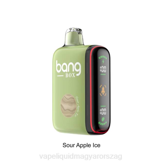 Bang Box 9000-18000 puffadásos intelligens teljesítmény kijelző savanyú almajég 8LNP28 - Vape Liquid
