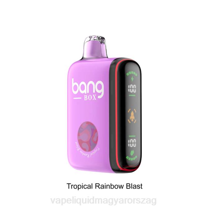 Bang Box 9000-18000 puffadásos intelligens teljesítmény kijelző trópusi szivárványrobbanás 8LNP36 - Vape Magyarország