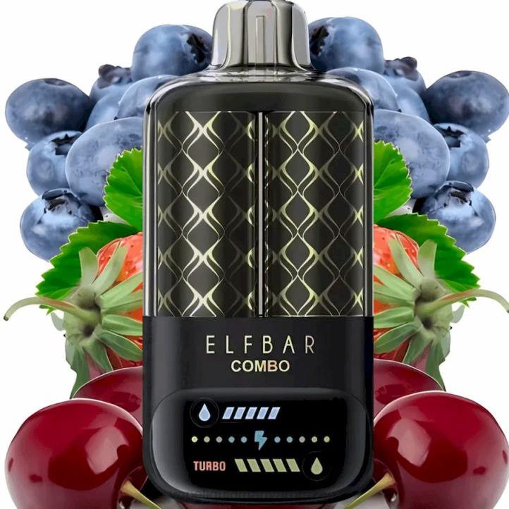 Elf Bar Combo 25000 áfonyás savanyú málna és cseresznye TJF62 Vape E Cigi