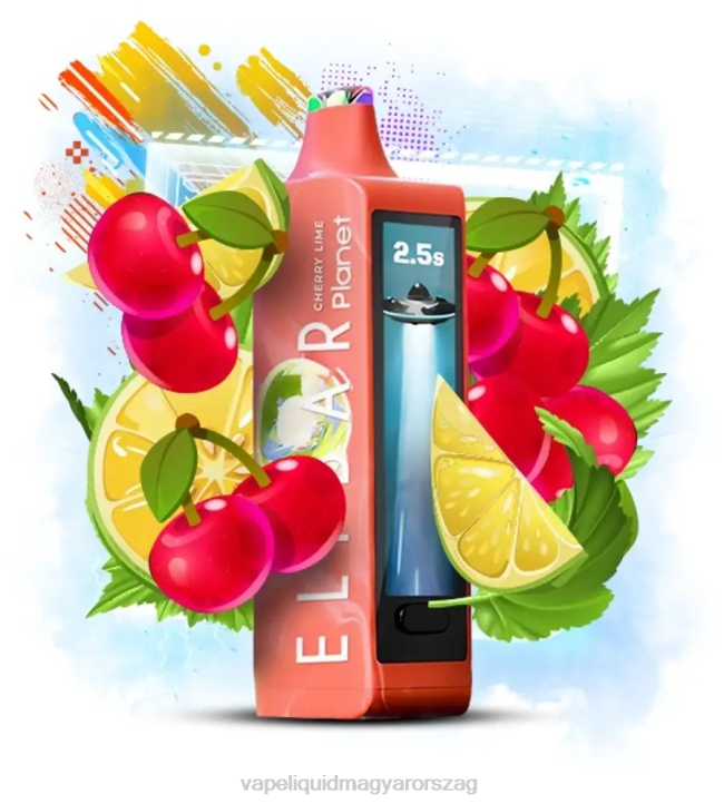 Elf Bar Planet 25000 cseresznye lime TJF623 Vape Liquid