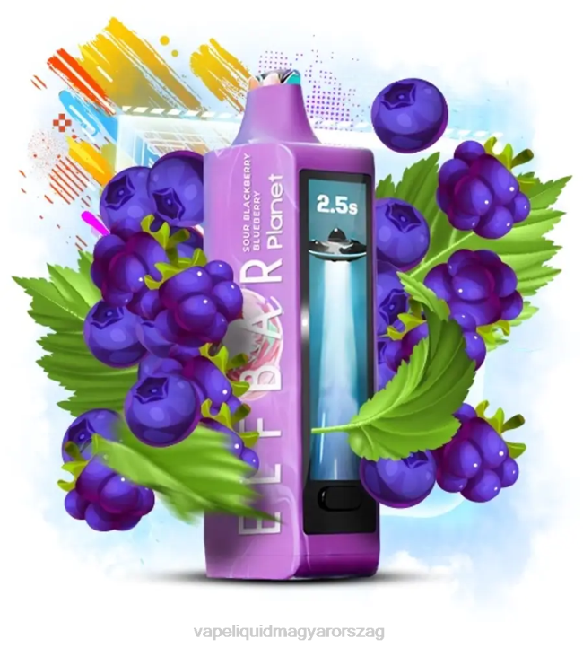 Elf Bar Planet 25000 savanyú szeder áfonya TJF622 Vape E Cigi