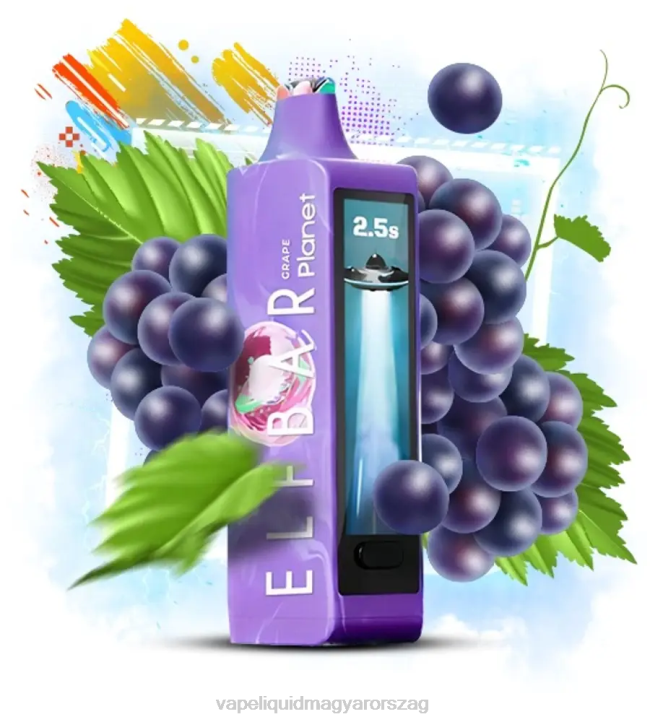 Elf Bar Planet 25000 szőlő TJF613 Vape Liquid