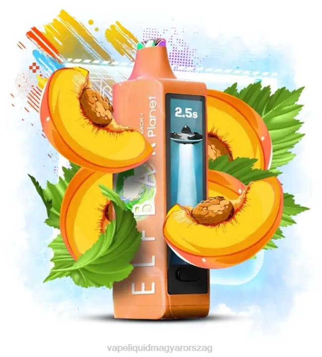 Elf Bar Planet 25000 őszibarack TJF624 Vape Pen