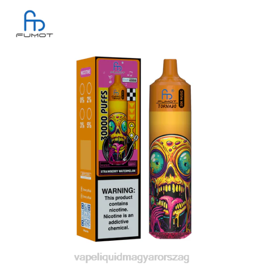 Fumot Tornado 30k zene epres görögdinnye 80X6F28 - Vape Liquid