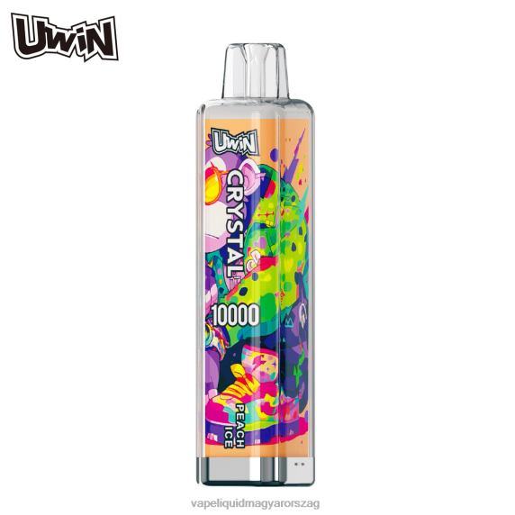 UWIN CRYSTAL 10000 eldobható vape barack jég JN66210 - E-Liquid Utántöltő Folyadék