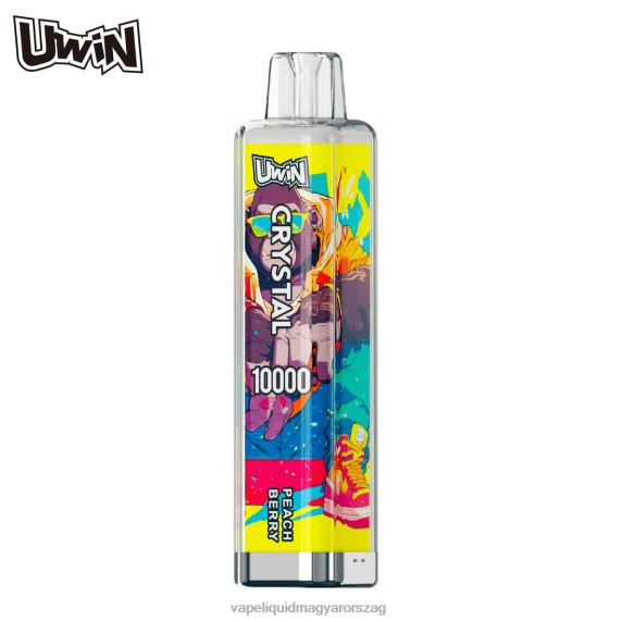 UWIN CRYSTAL 10000 eldobható vape őszibarack bogyó JN66212 - Vape E Cigi