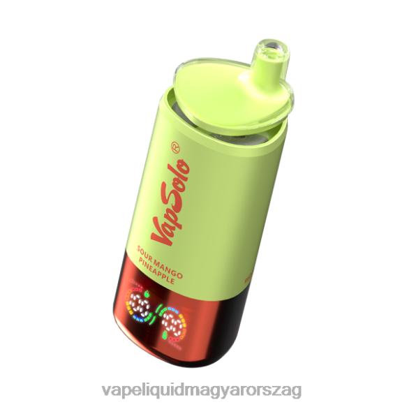 VapSolo Triple 30000 fújás epres kivi és savanyú mangó ananász és vörös bika - E-Liquid Utántöltő Folyadék ZN8P25
