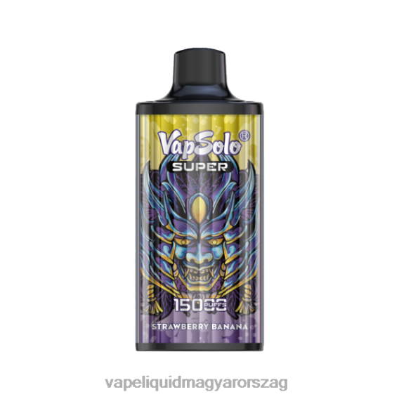 Vapsolo SUPER eldobható vape eper banán L268B134 - Vape Pen