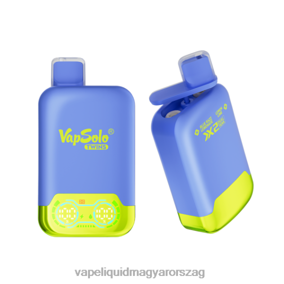 Vapsolo TWINS eldobható vape kék razz limonádé és citromos lime L268B138 - Vape Liquid