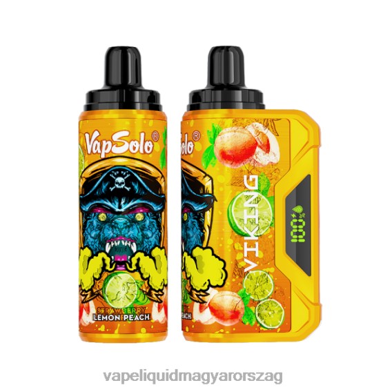 Vapsolo VIKING eldobható vape citromos barack L268B153 - Vape Liquid