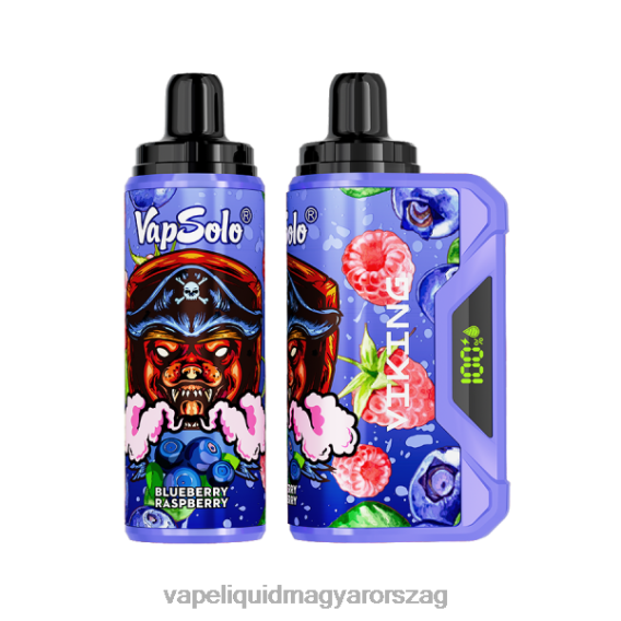 Vapsolo VIKING eldobható vape áfonyás málna L268B150 - E-Liquid Utántöltő Folyadék