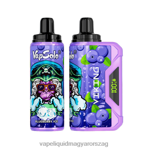 Vapsolo VIKING eldobható vape áfonya L268B148 - Vape Liquid