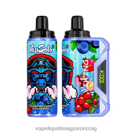 Vapsolo VIKING eldobható vape áfonya cseresznye áfonya L268B149 - Vape Pen