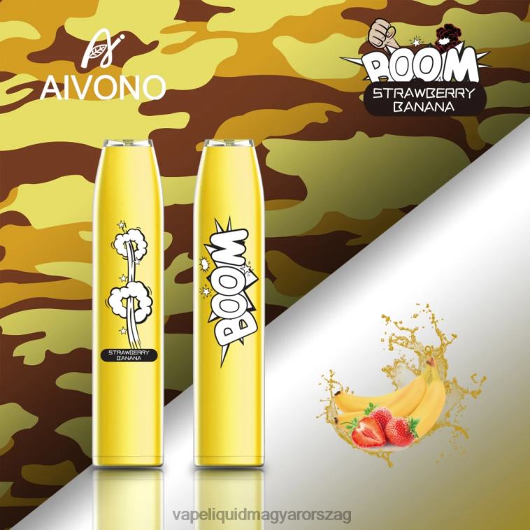Aivono AIM BOOM 600 eper banán 8H800363 - Vape Liquid