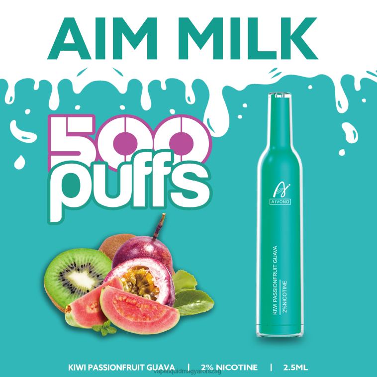 Aivono AIM MILK 500 kivi passionfruit guava 8H800272 - Vape E Cigi