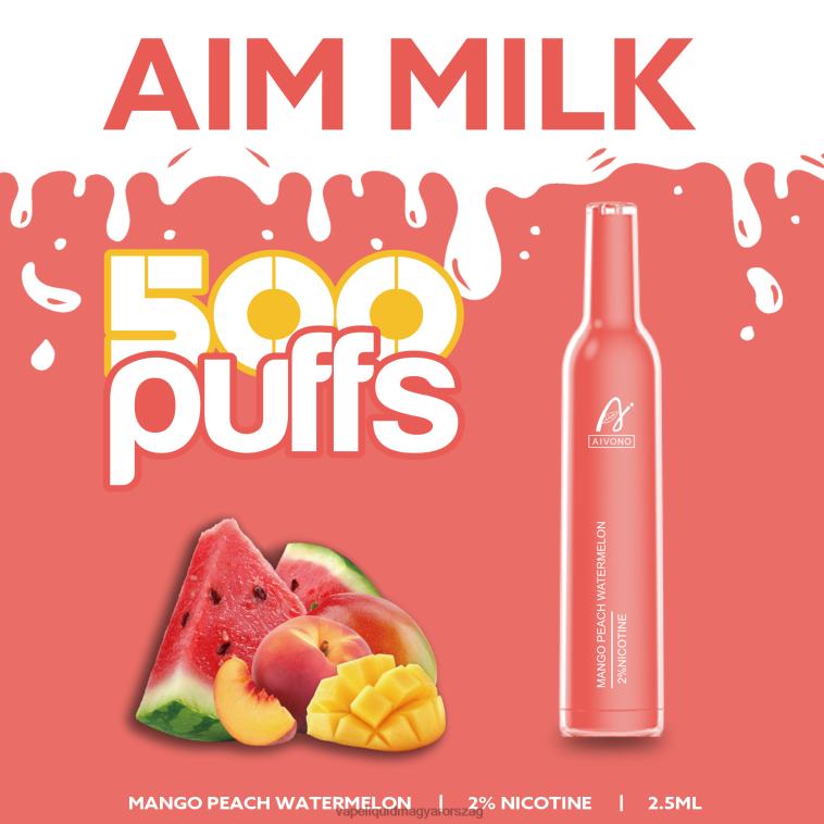 Aivono AIM MILK 500 mangós barack görögdinnye 8H800268 - Vape Liquid