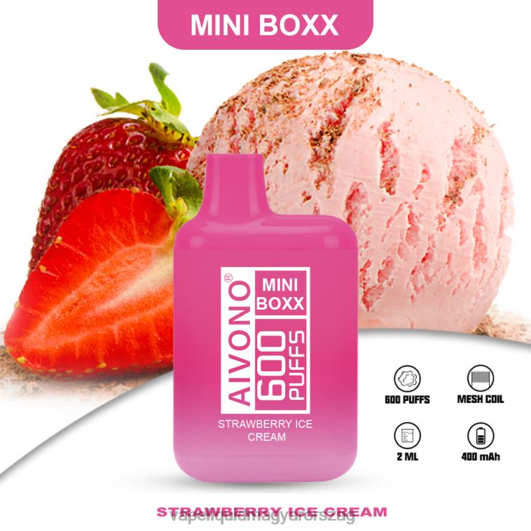 Aivono AIM MINI BOXX 600 eper fagylalt 8H800232 - Vape E Cigi