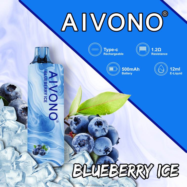 Aivono AIM GUN 7000 áfonyás jég 8H800104 - Vape Pen