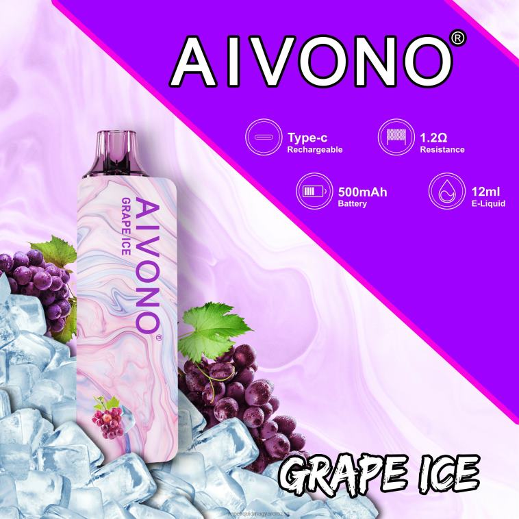 Aivono AIM GUN 7000 szőlőjég 8H800102 - Vape E Cigi