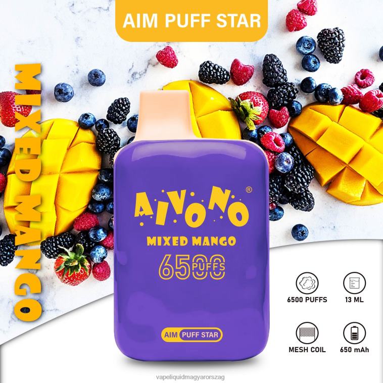 Aivono AIM PUFF STAR 6500 vegyes mangó 8H800296 - Vape Magyarország