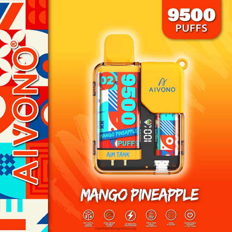 Aivono AIM TANK 9500 mangó ananász 8H80034 - Vape Pen